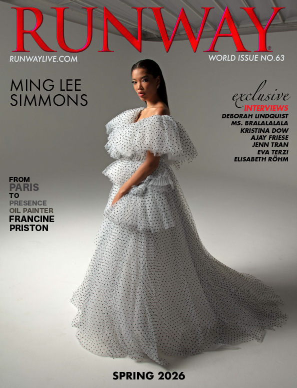 Runway Magazine Spring 2026 Ming Lee Simmons cover Runway Magazine Cover